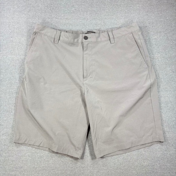Banana Republic Other - Banana Republic Shorts Men Size 40 Gray Ripstop Stretch Elastic Waist Casual